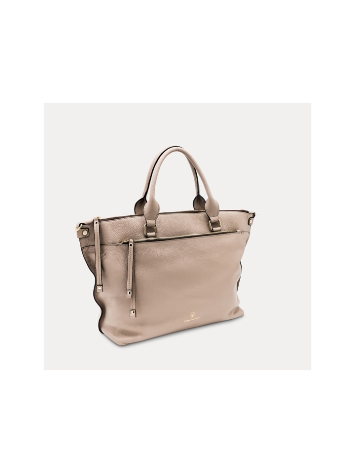 Shopper in taupe