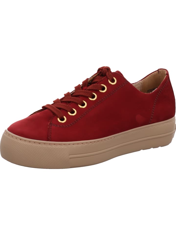 Schnürschuh in rot
