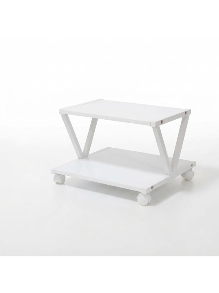 Druckerständer in Weiß - (B)44 x (H)28 x (T)28 cm