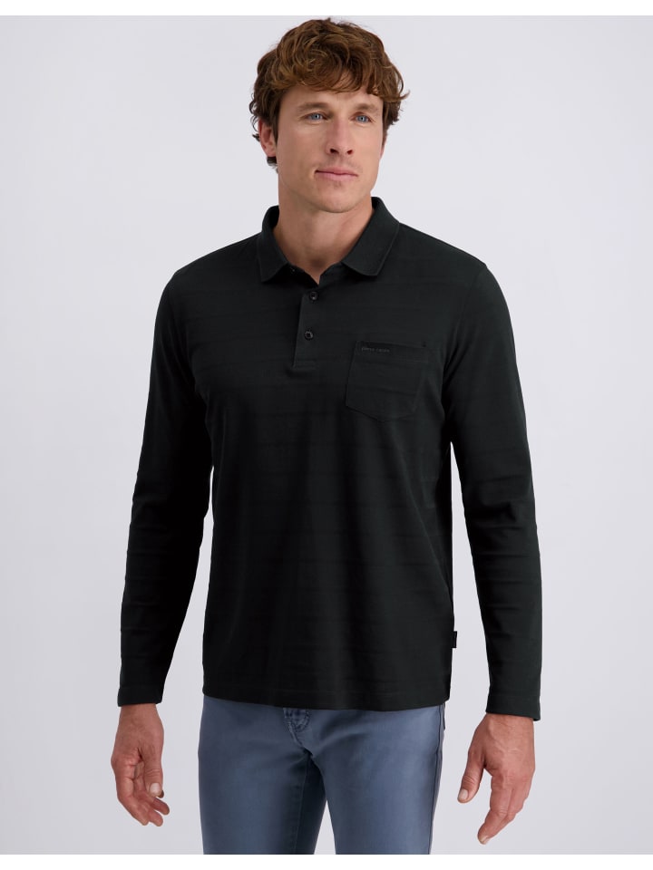 Langarmshirt in Schwarz