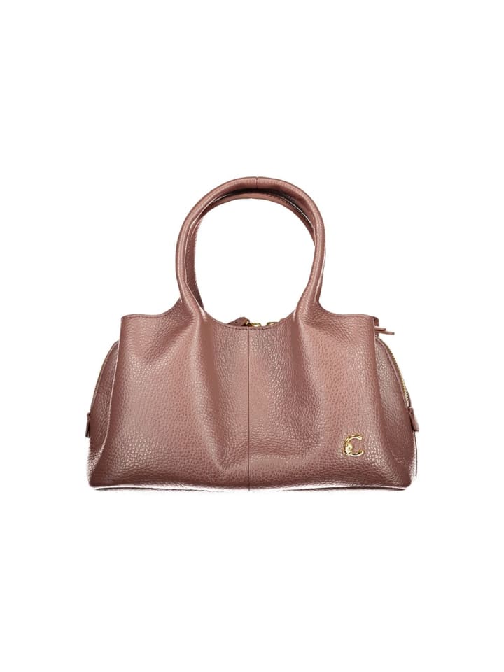 Braun Leder Damen Henkeltasche Nell