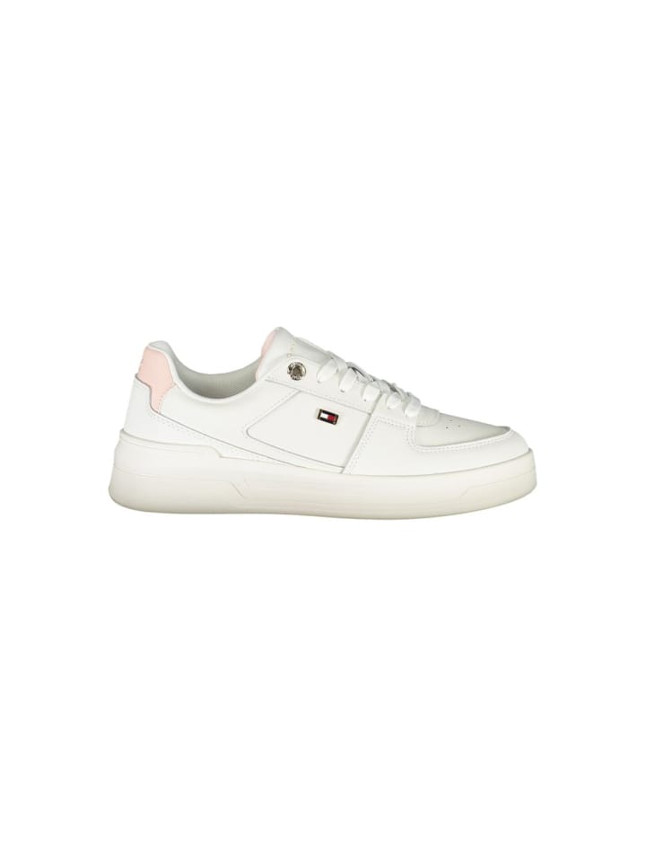 Weiß Leder Damen Sneaker