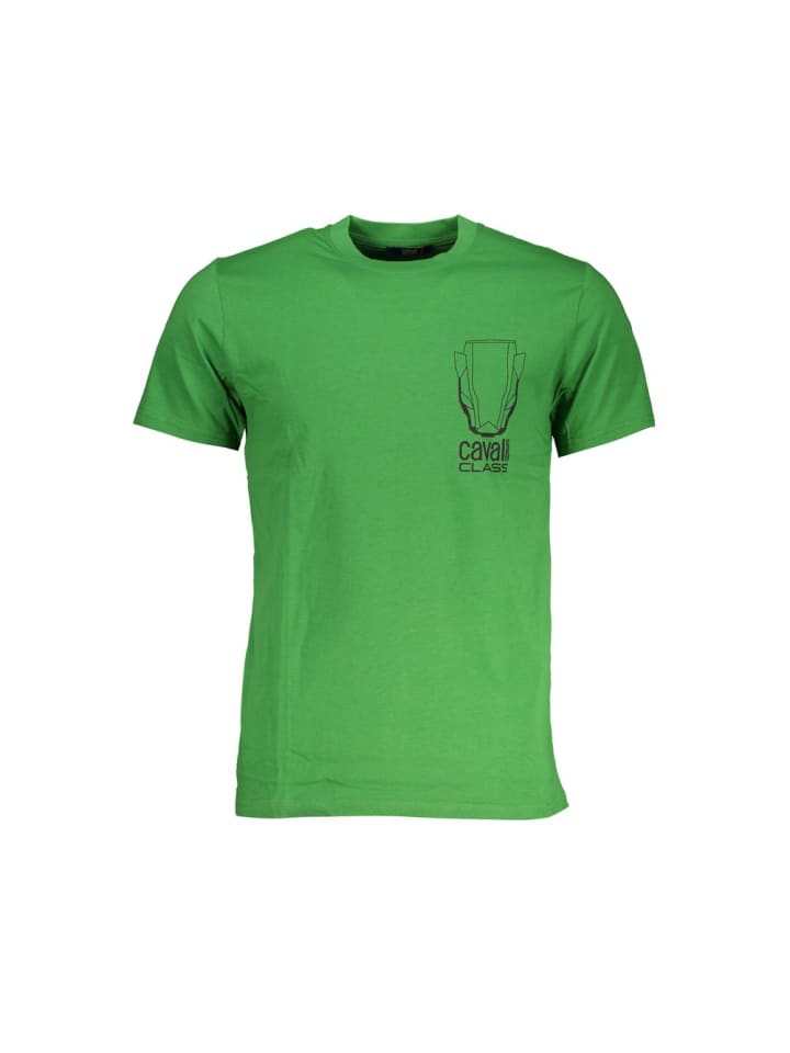 Grün Baumwolle Herren T-Shirt