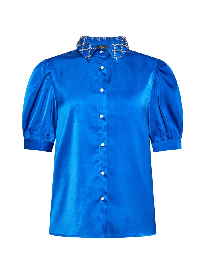 Damen Hemdbluse in Königsblau