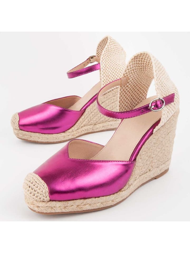Sandaletten Wedge Sparta Balenci4 Fuxia in Fuchsie