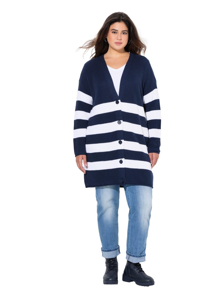 Strickjacke in tintenblau
