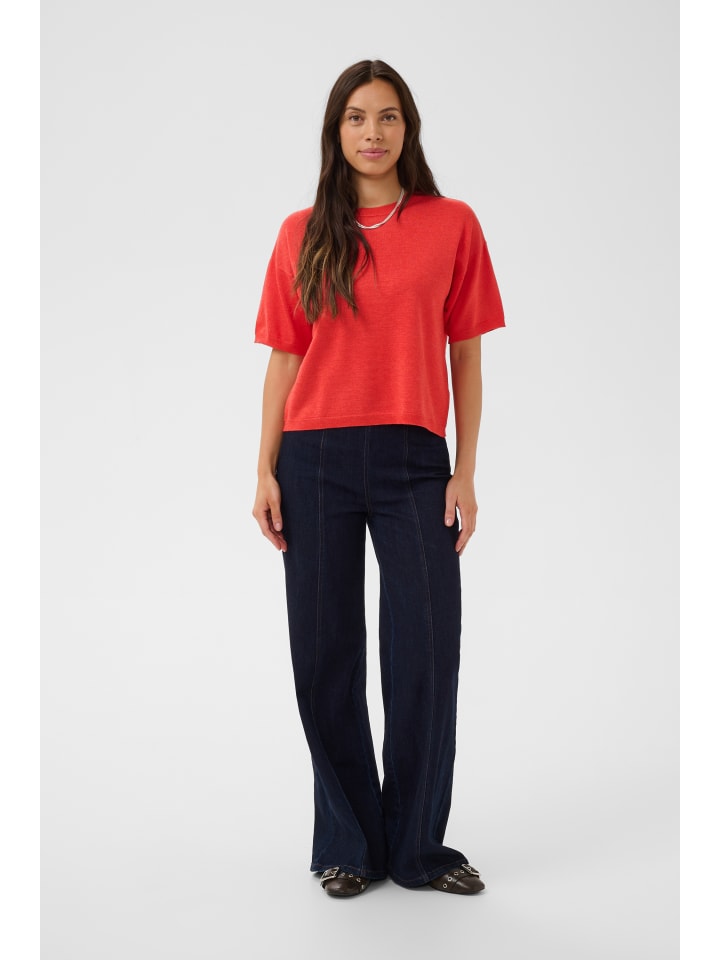 Strickpullover MilaSZ Oversize fit in Tigerlily Melange