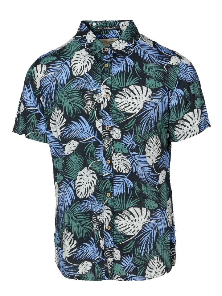 Kurzarmshirt in grun