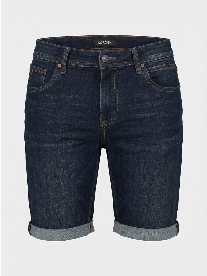 Denim-shorts für männer in blau