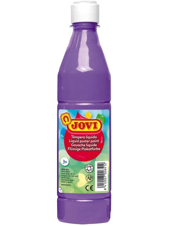 Plakatfarbe / Temperafarbe 500ml Flasche violett in