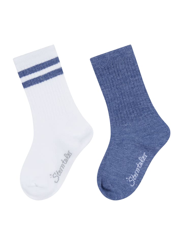 Active Socken2er-Pack Lang Coolmax in jeans melange