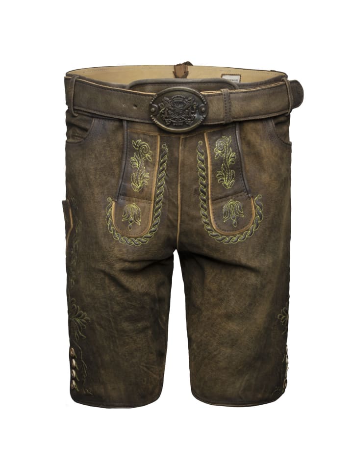 Lederhose Bertram in dunkelbraun