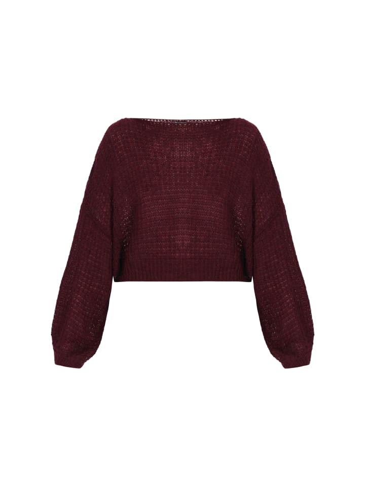 Women Sweater in burgundy