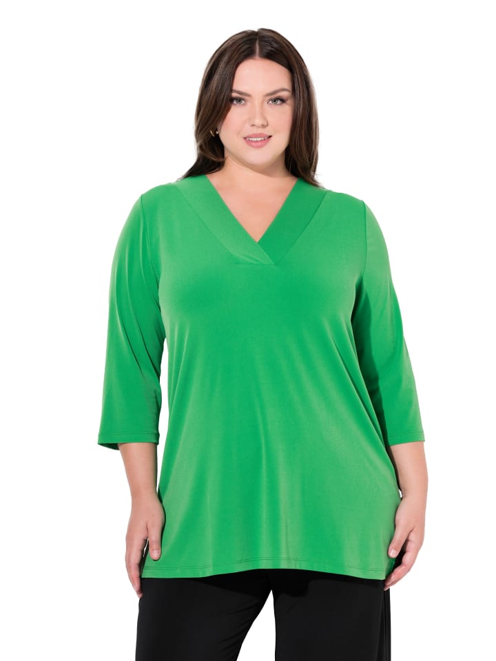 Longshirt in moosgrün