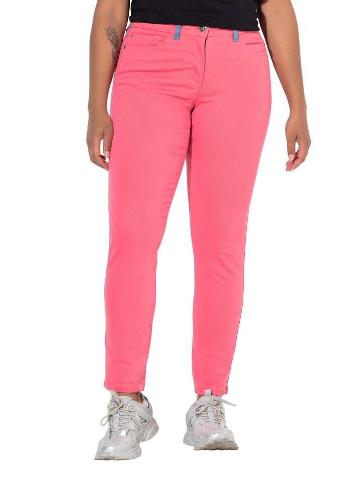 Jeans in hibiskuspink