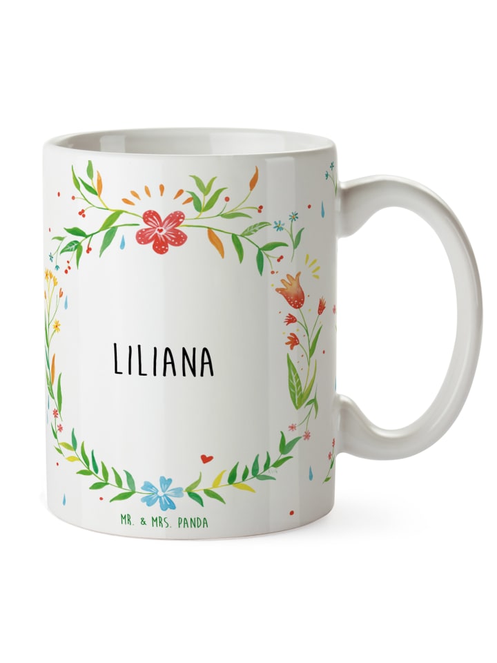 Kaffeebecher Liliana mit Spruch in Keine Angabe