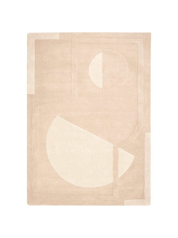 Kurzflor GAYA in Beige - (W) 160 x (L) 230 cm