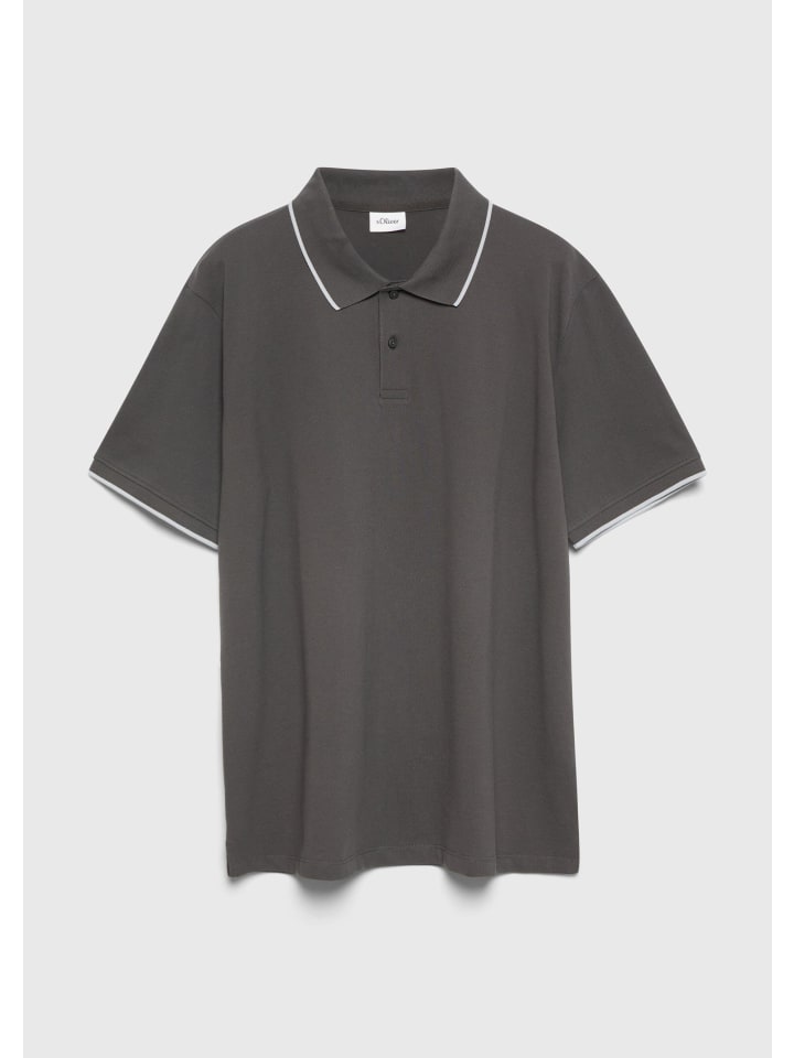 Polo-Shirt in 9581_schiefergrau
