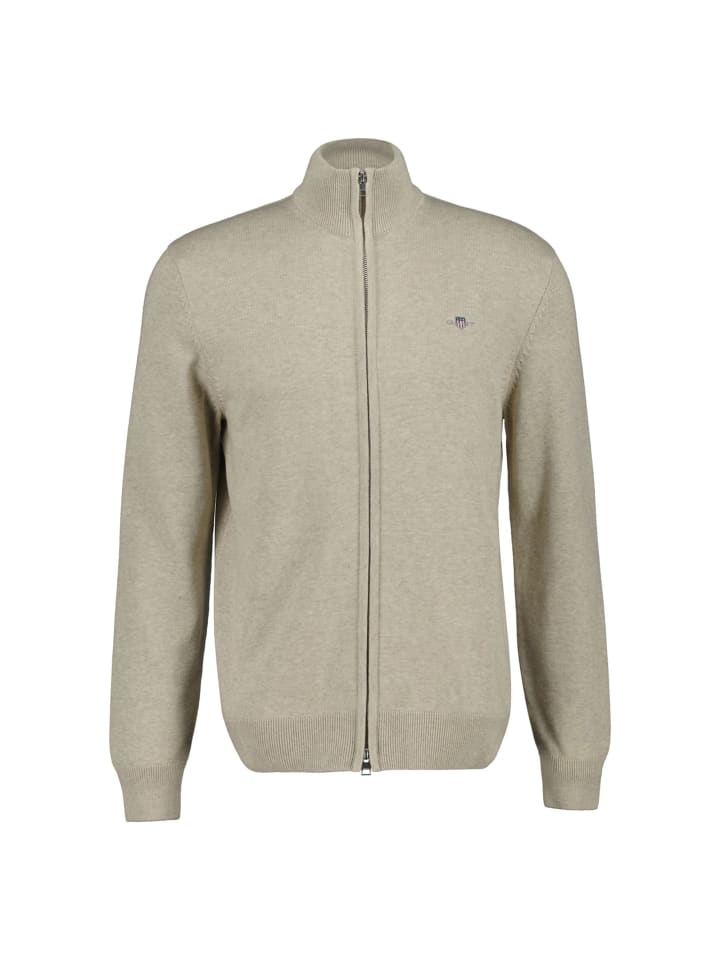 Strickjacke in Beige Melange