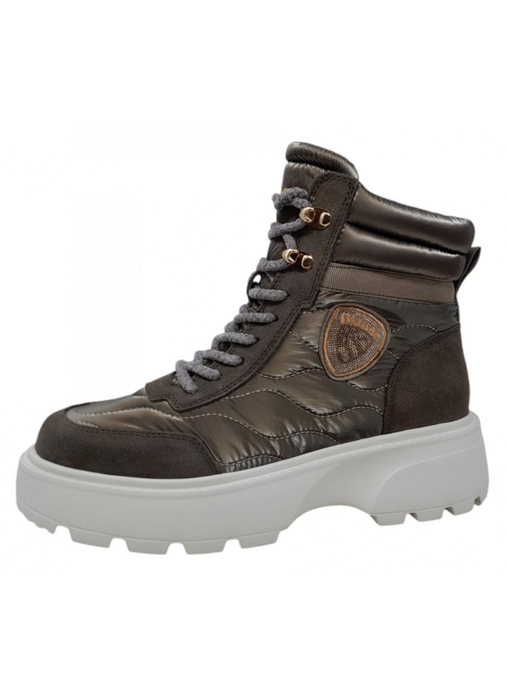Schnürstiefel Blanca03 in Beige
