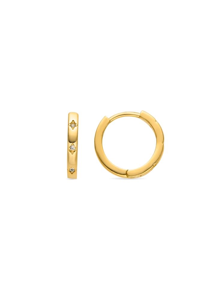 Ohrringe Unya mit 18 Karat Gelbgold-Finish – UNYA