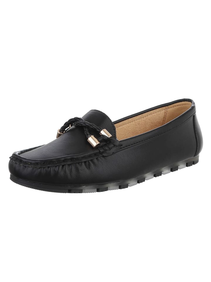 Halbschuh in Schwarz