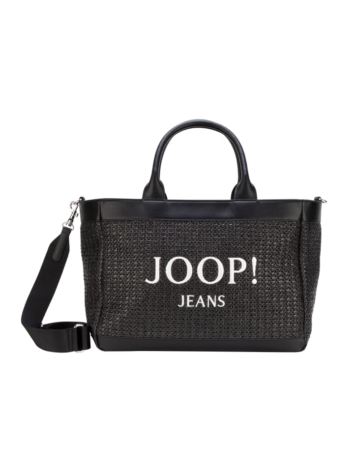 Handtasche 'Calduccio Spiaggia Yvette in Schwarz 36,00 x 27,50 x 16,00 cm'