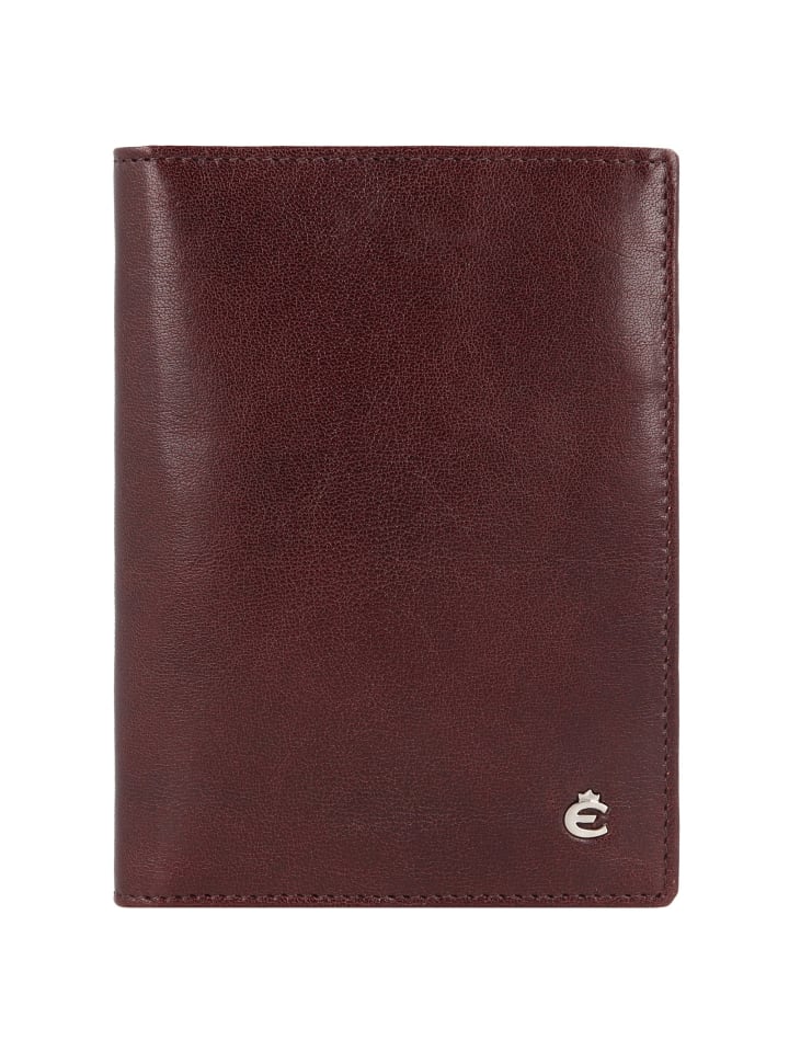 Toscana Ausweisetui RFID Schutz Leder 9 cm coffee