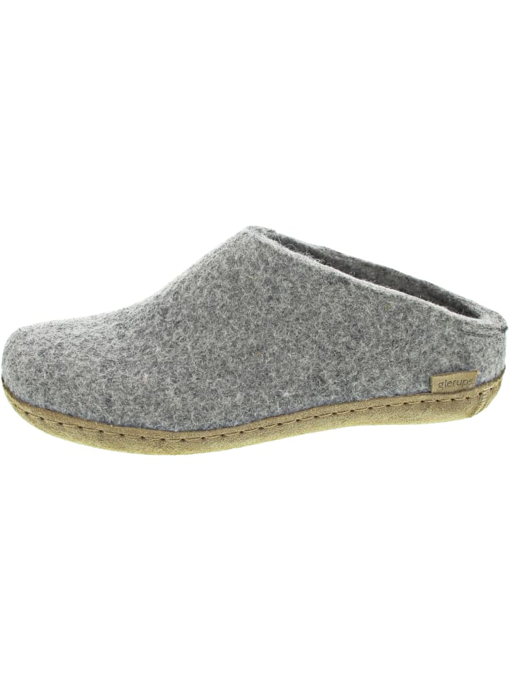Slip on Hausschuh Grau