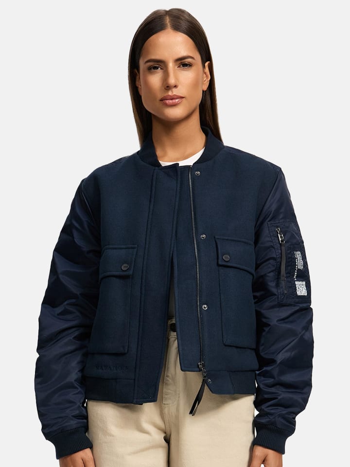 Bomberjacke Willstehaben 14 in Navy