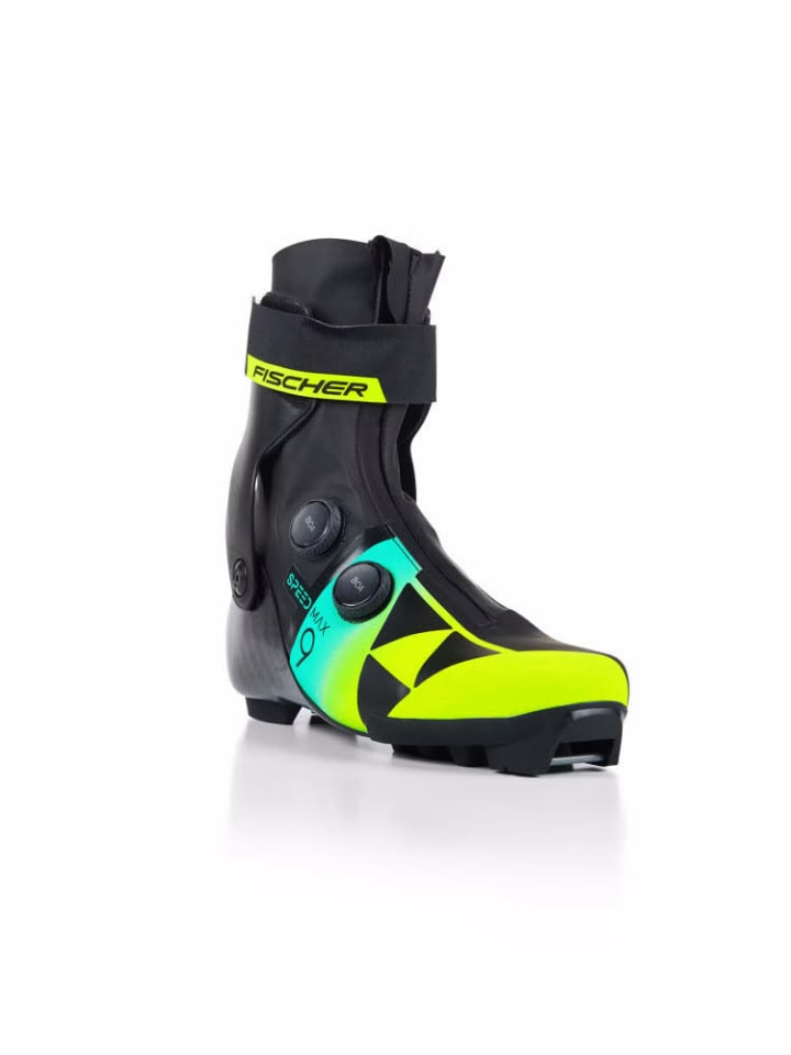 Langlauf-Skatingschuhe in schwarz
