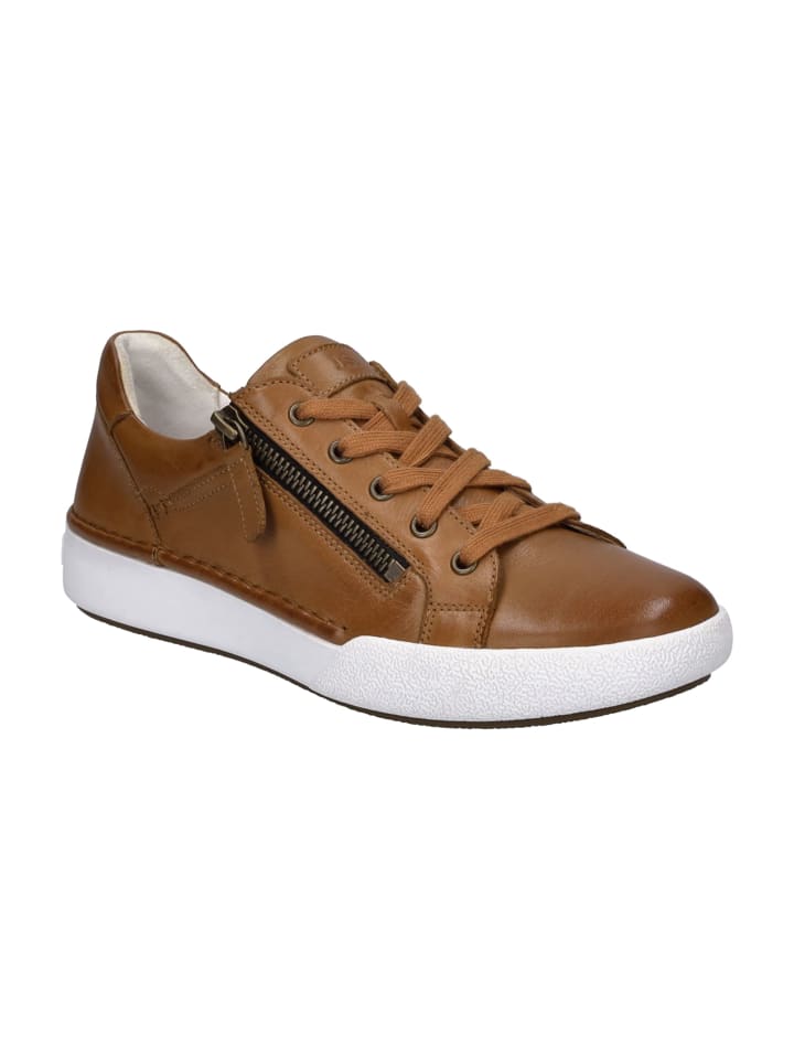 Sportliche Schnürschuhe in Beige