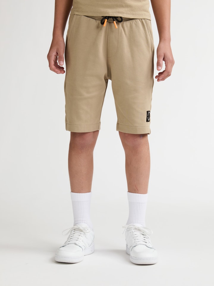 Jersey-Jogging-Shorts Norte in Braun