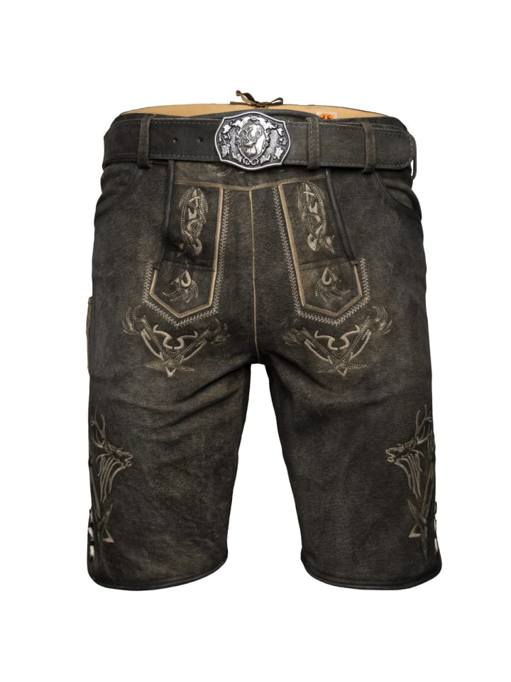 Lederhose Felixsee in schwarz