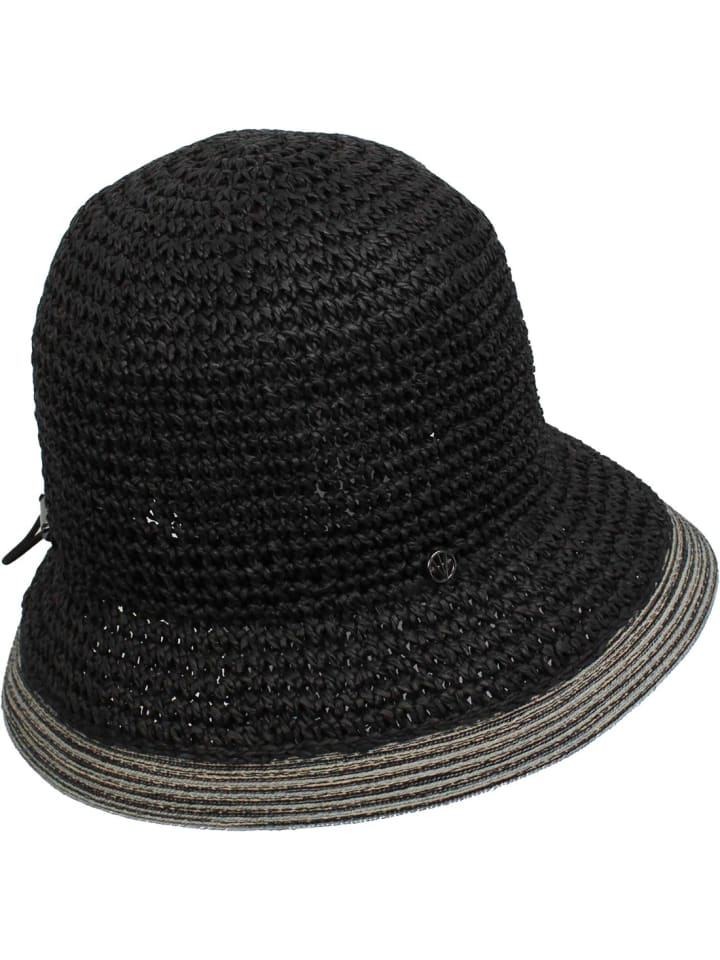 Strohhut in schwarz