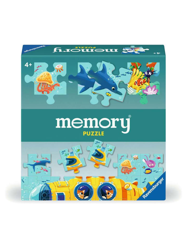 Ravensburger Merkspiel memory® Puzzle Unterwasserwelt in bunt