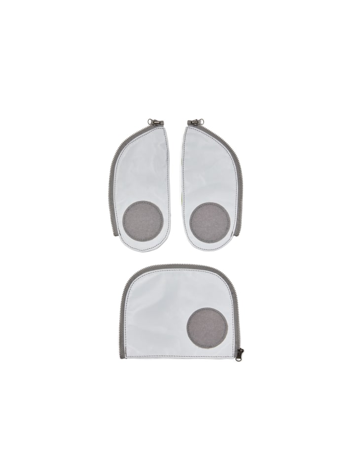 ergobag Zip-Set Reflektierend Silver Reflective