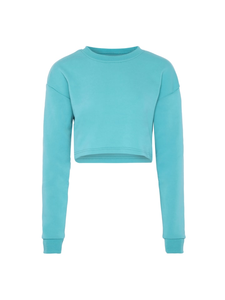 Damen Sweatshirt in Türkis