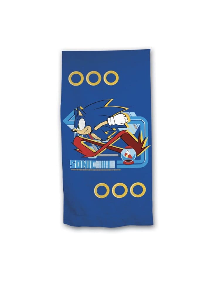 Sonic Igel – Dein schnelles Strandtuch coole Sommerabenteuer in Blau