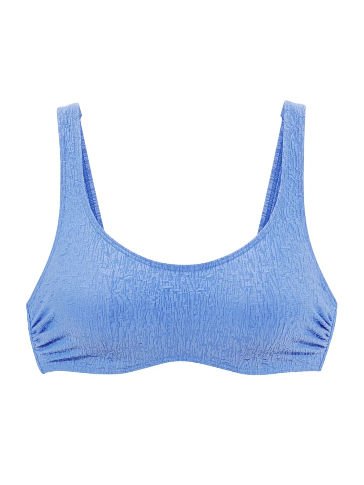 Bustier-Bikini-Top in blau