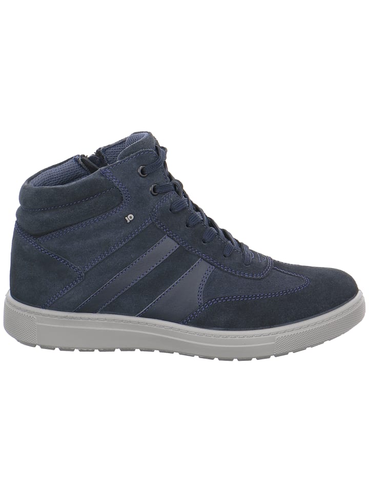 Schnürschuh in blau