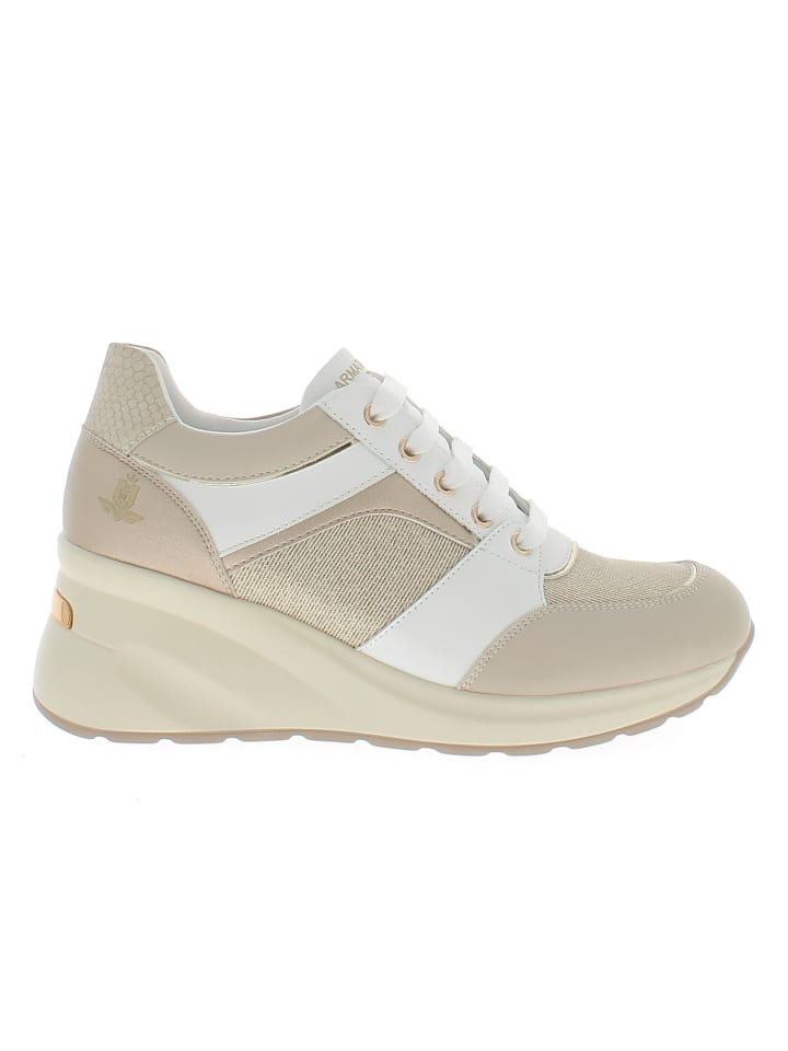 Sneaker AMDS61H18-WHITE-NUDE-GOLD Weiß