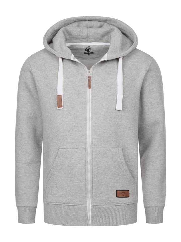 Kapuzenpullover in Grau