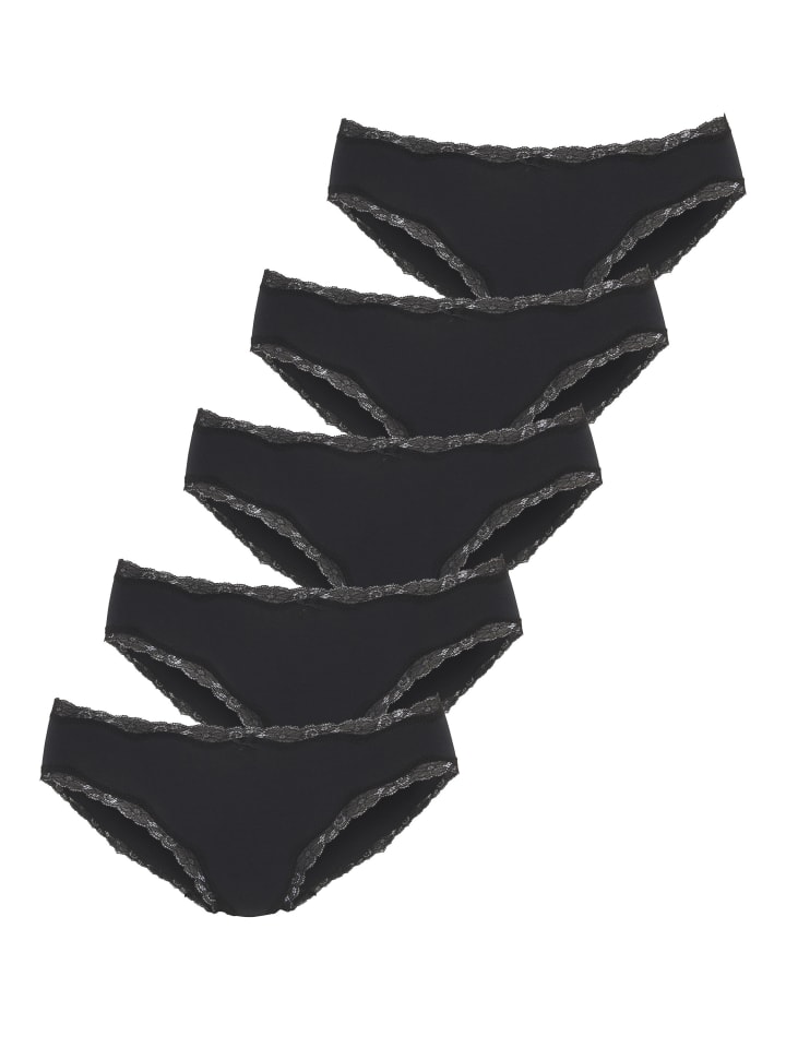 Jazz-Pants Slips in schwarz