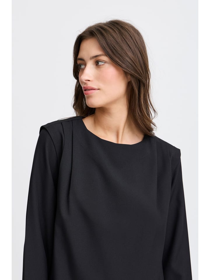 BYMMIDDE BLOUSE - LIGHT WOVEN Loose fit in Black