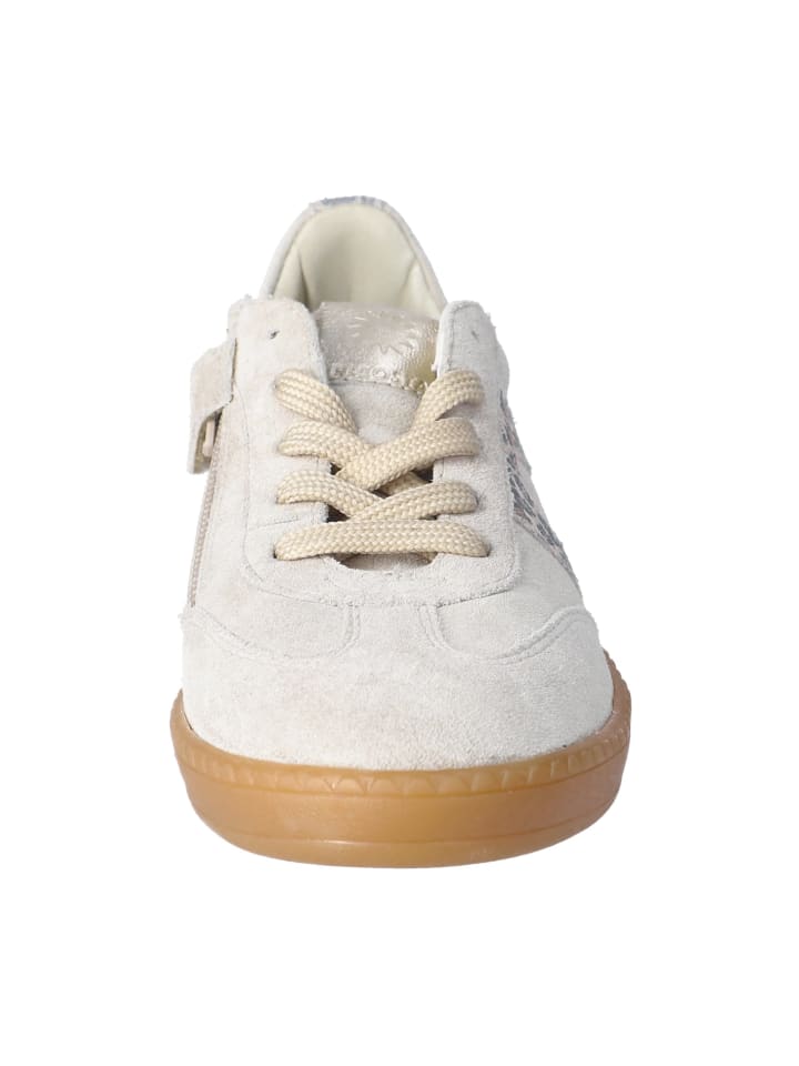 Sportliche Schnürschuhe in Beige