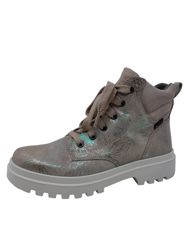 Schnürstiefel Abby in Beige