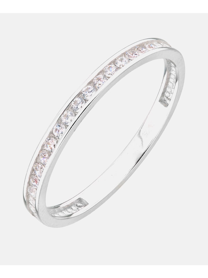 Eternity-Ring aus 375 Weißgold