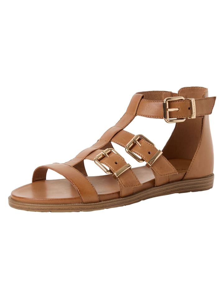 Sandale in cognac