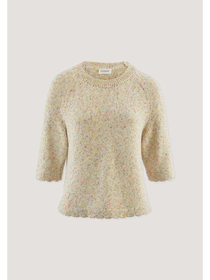 Hessnatur Strick Pullover Relaxed aus reiner Bio-Baumwolle in cocos